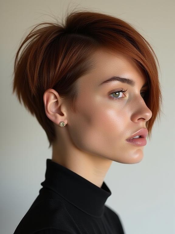 Corte bob asimétrico con textura marina