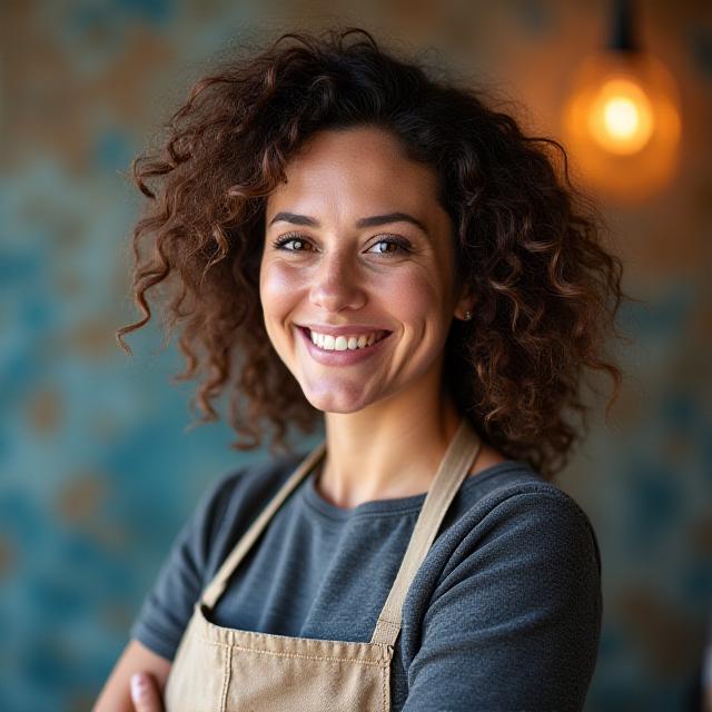 Lucía M., experta en cortes orgánicos