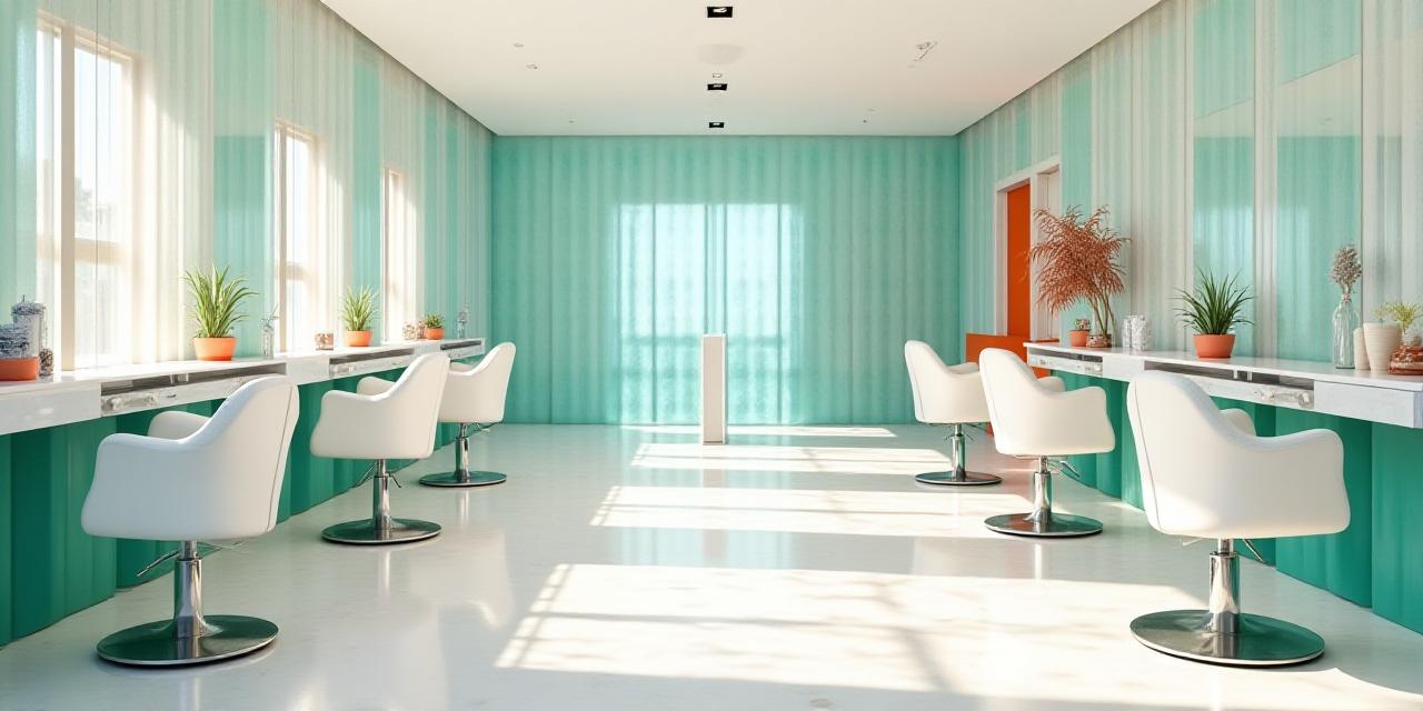 Ambiente relajante de salón con detalles marinos